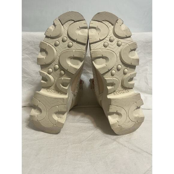 SOREL Brex™ Boot Women's Cozy Lace Waterproof Nova Sand Sea Salt Size 8.5 - Picture 4 of 8